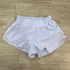Lululemon hotty shorts 2.5" Powder Blue - Size 4